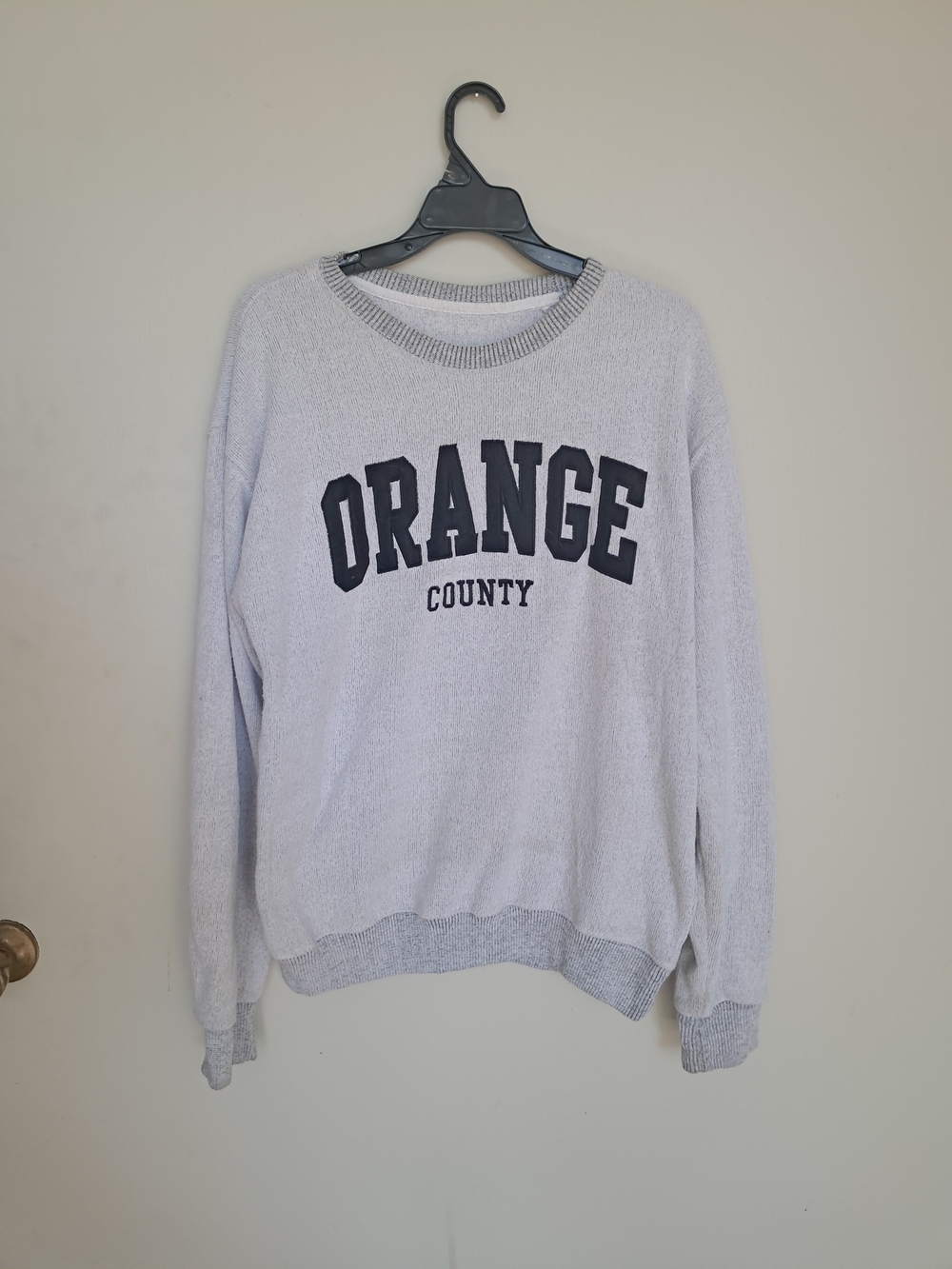 Orange County Crewneck Pullover - Light Gray